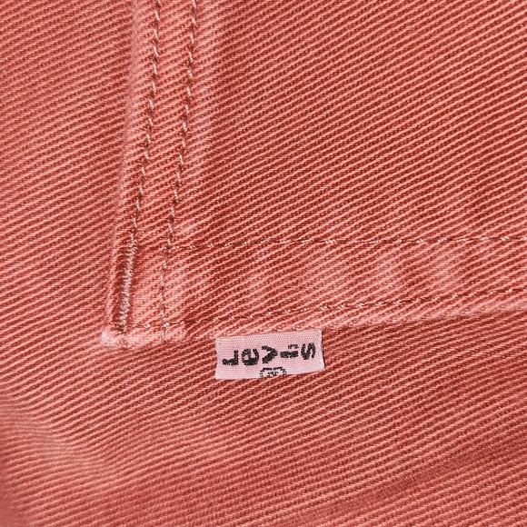 LEVIS 514  MENS JEANS SIZE W38 L30 BURNT ORANGE COLOR - Picture 4 of 12